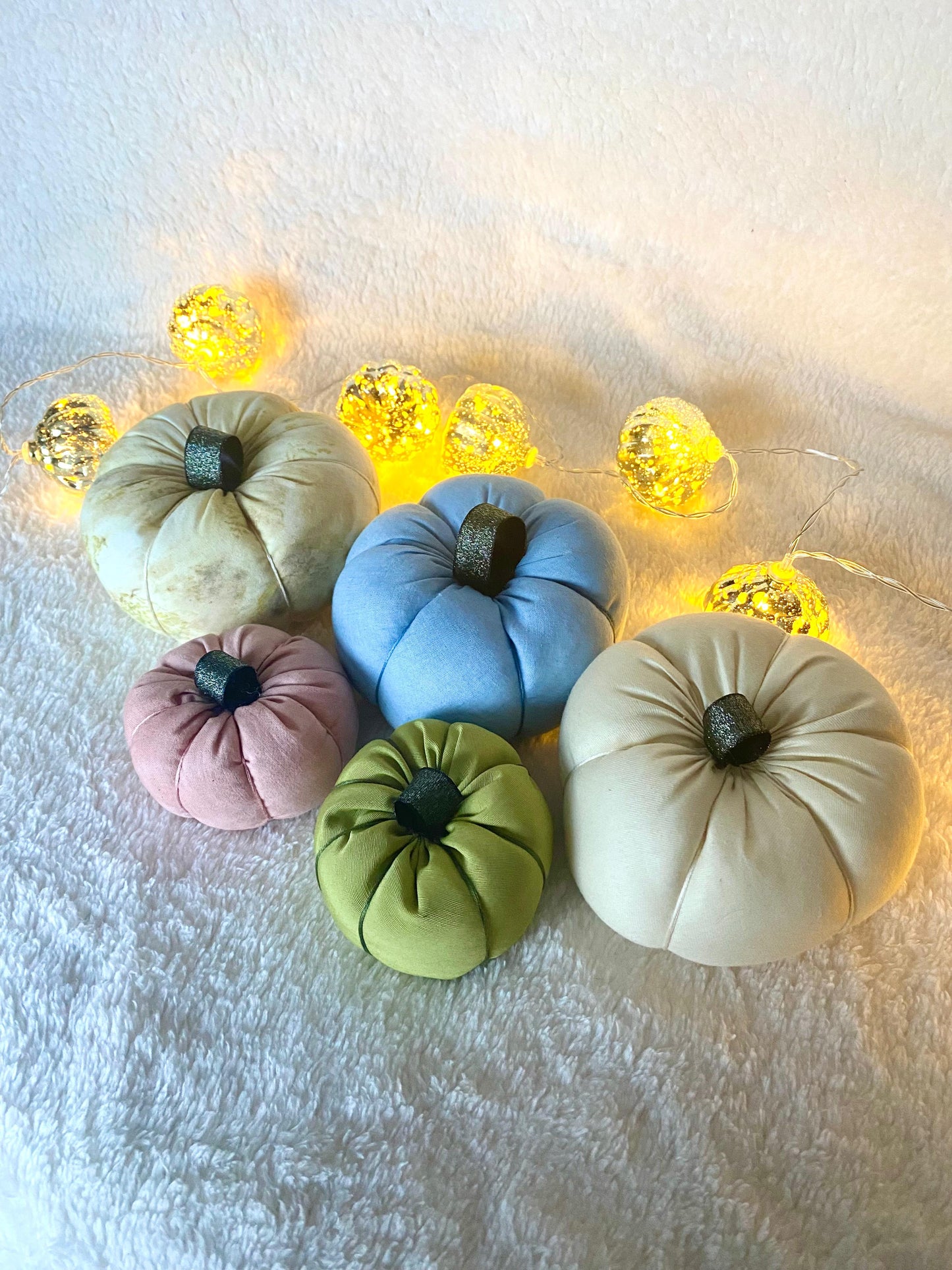 Large Fabric Pumpkin - All Colours