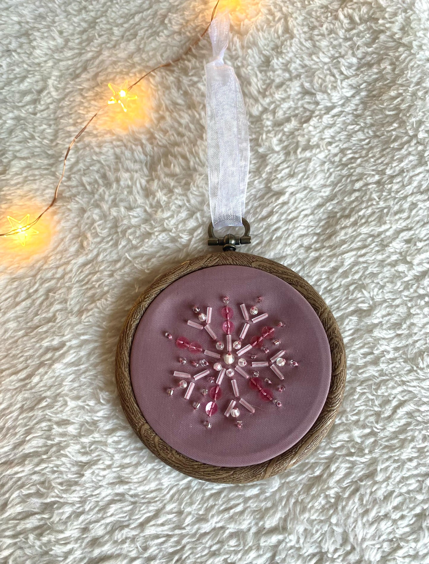 Snowflake Decoration - Pink