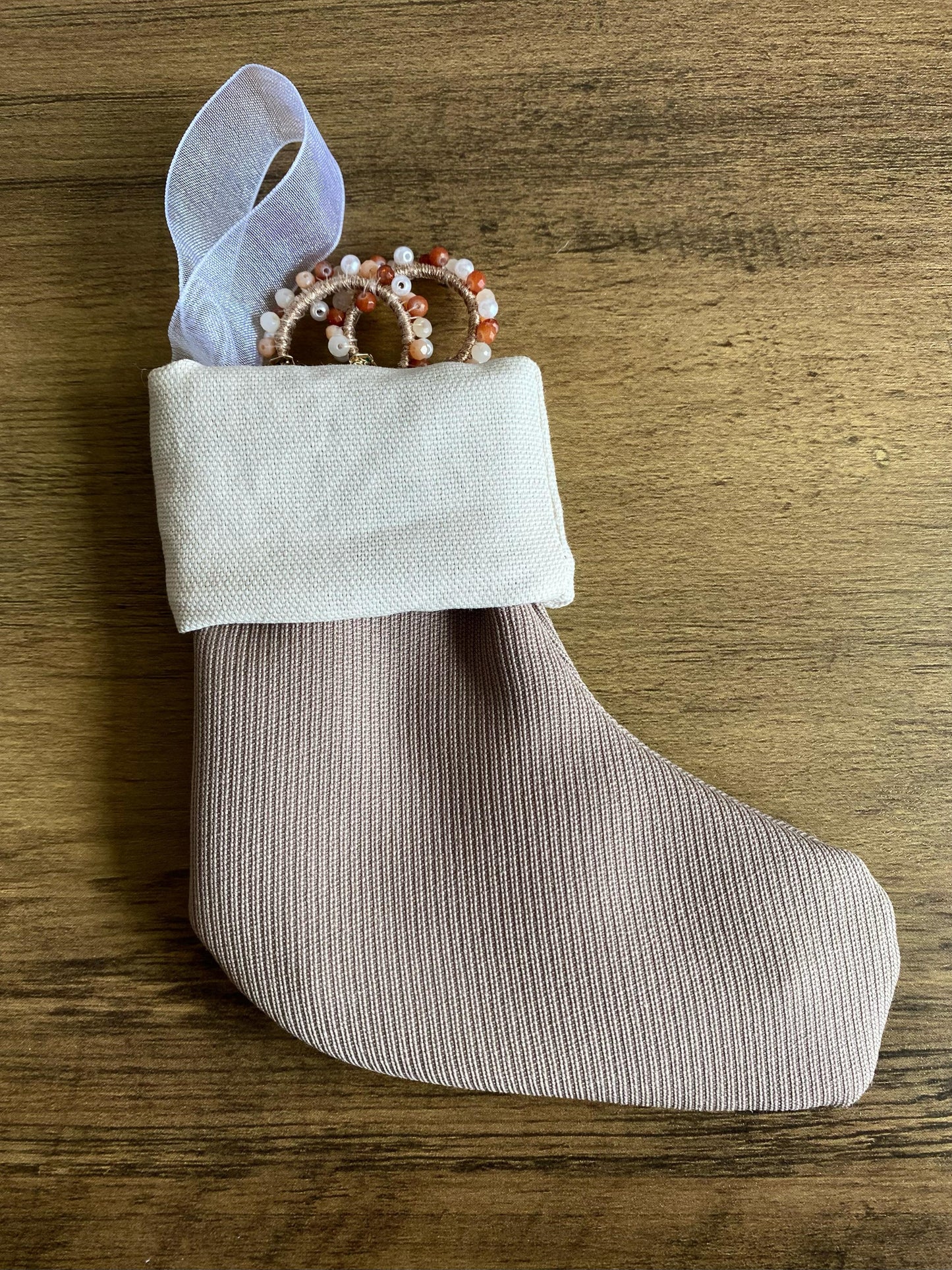 Mini Stocking - Taupe