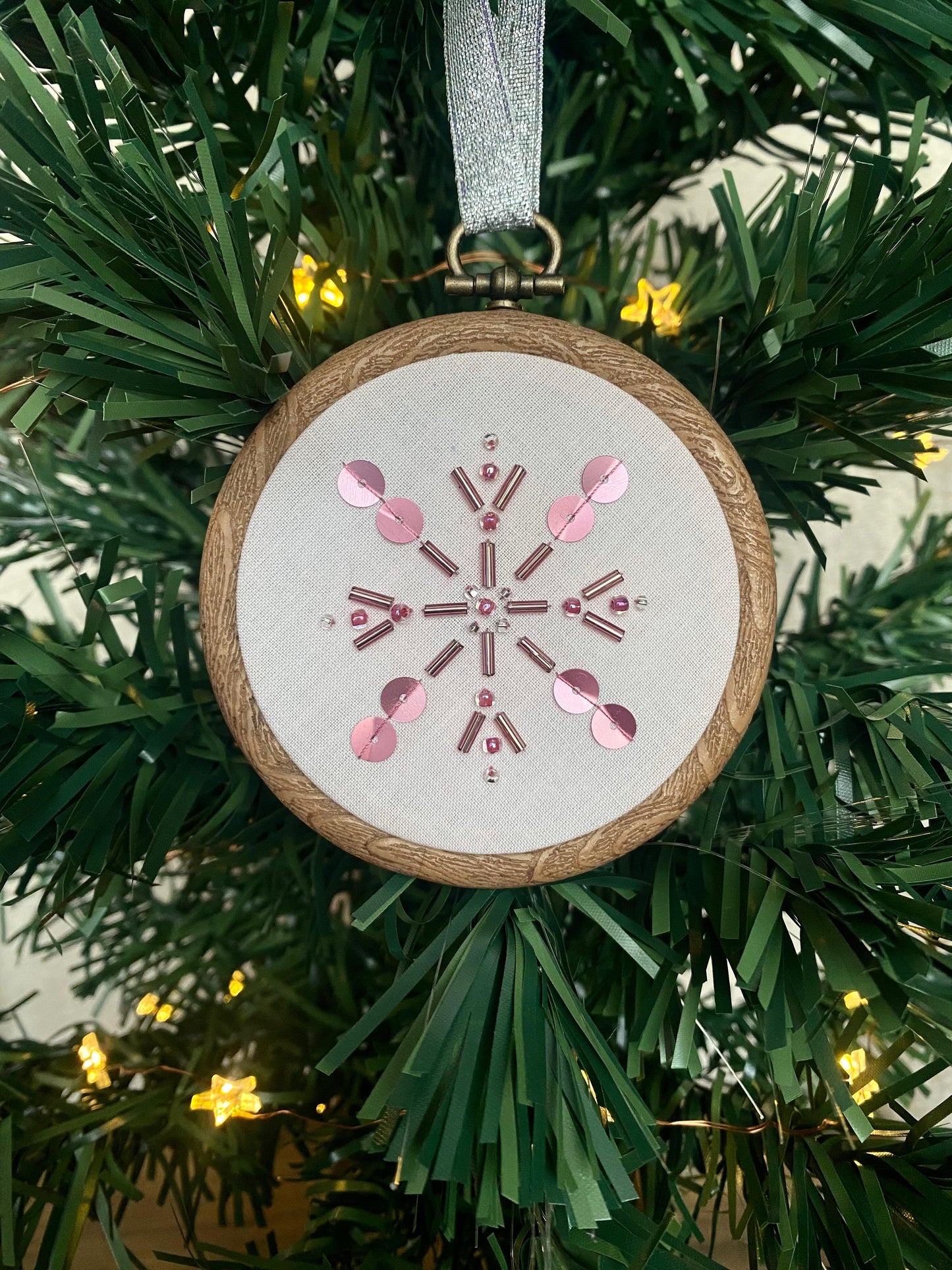 Snowflake Decoration - Light Pink