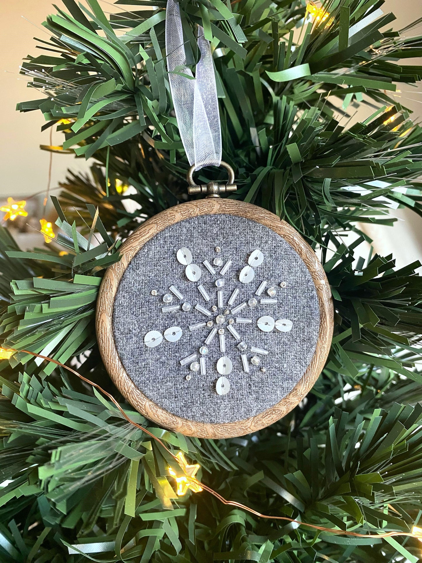 Snowflake Decoration - Dark Grey