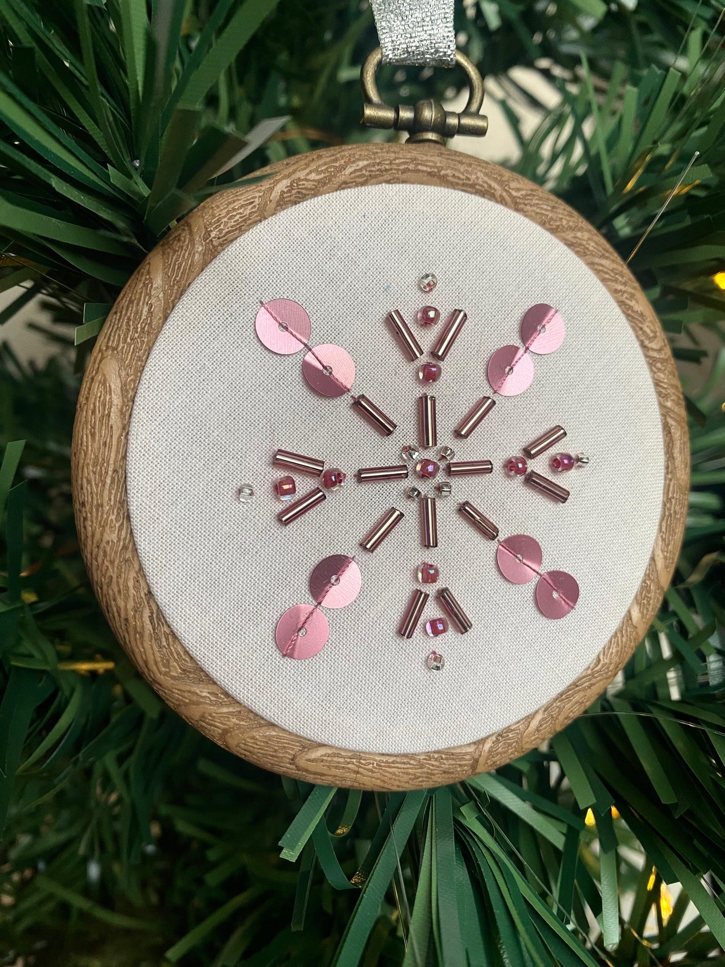 Snowflake Decoration - Light Pink