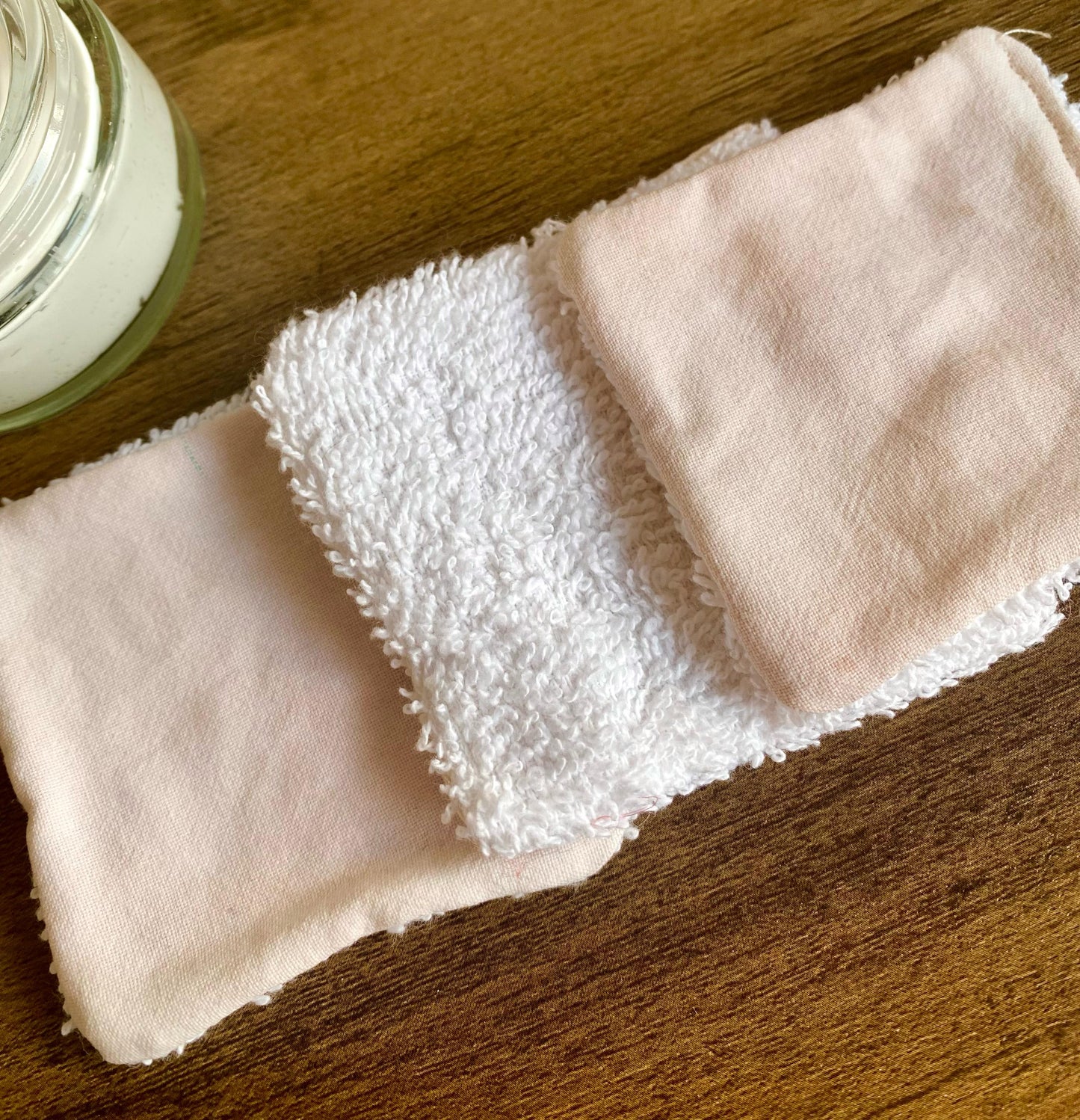 Reusable Cleansing Pads Pack of 3 - Pale Pink