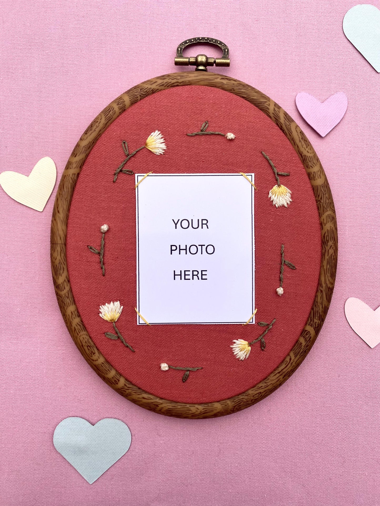 Printed 2.5” X 2” Photograph for Hand Embroidered Photo Frames