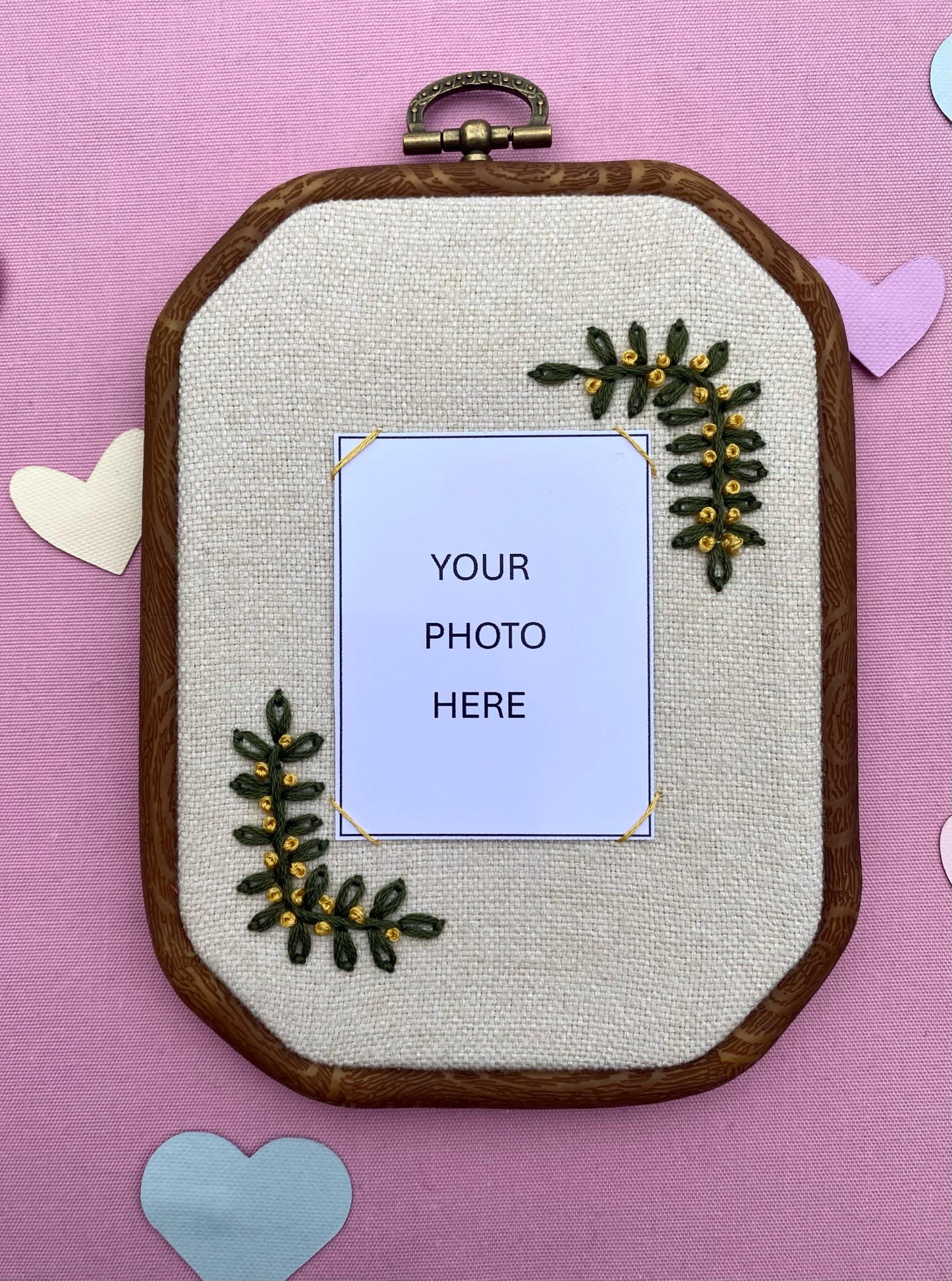 Printed 2.5” X 2” Photograph for Hand Embroidered Photo Frames