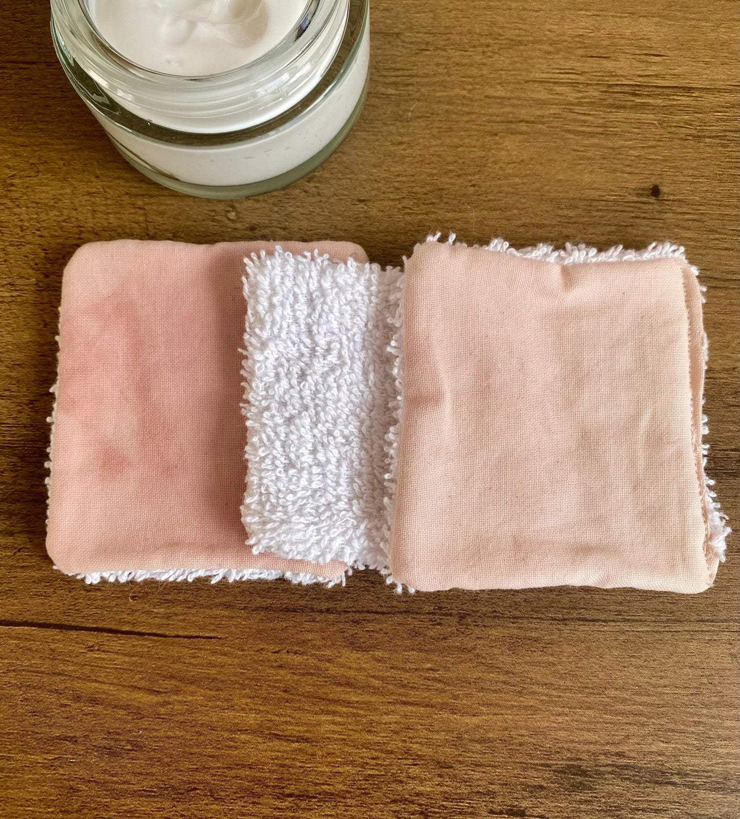 Reusable Cleansing Pads Pack of 3 - Light Pink