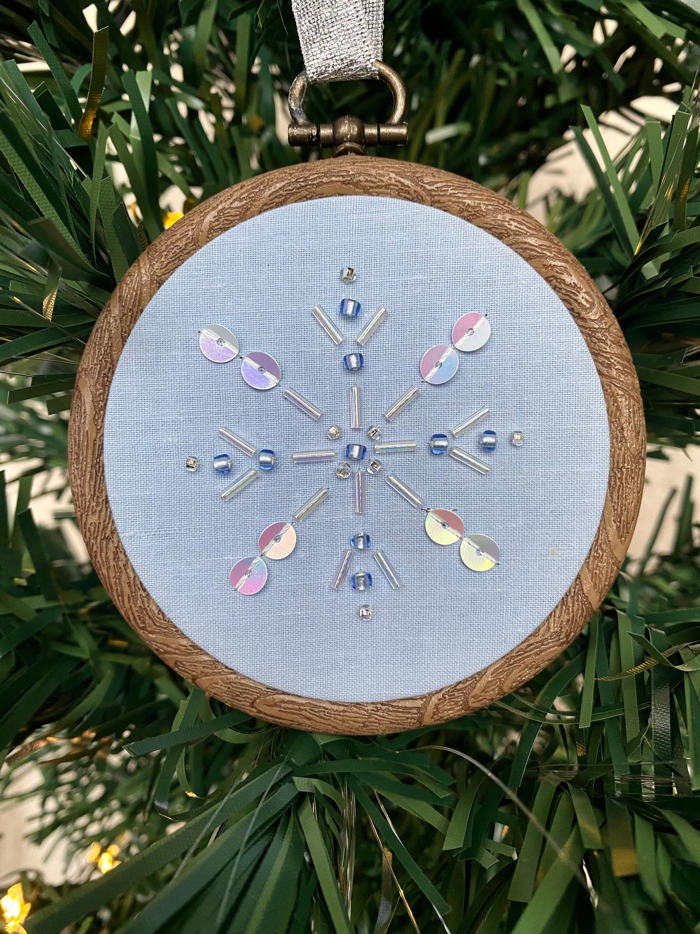 Snowflake Decoration - Light Blue