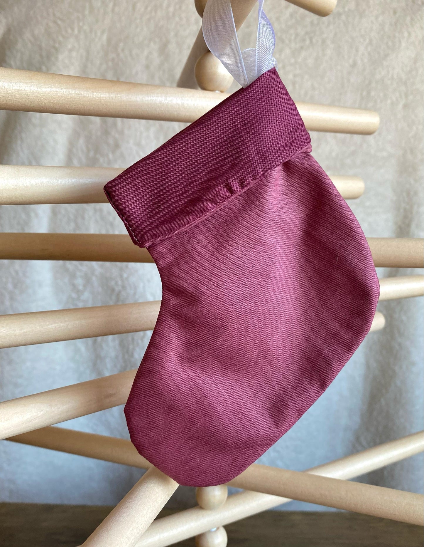 Mini Stocking - Rose Pink