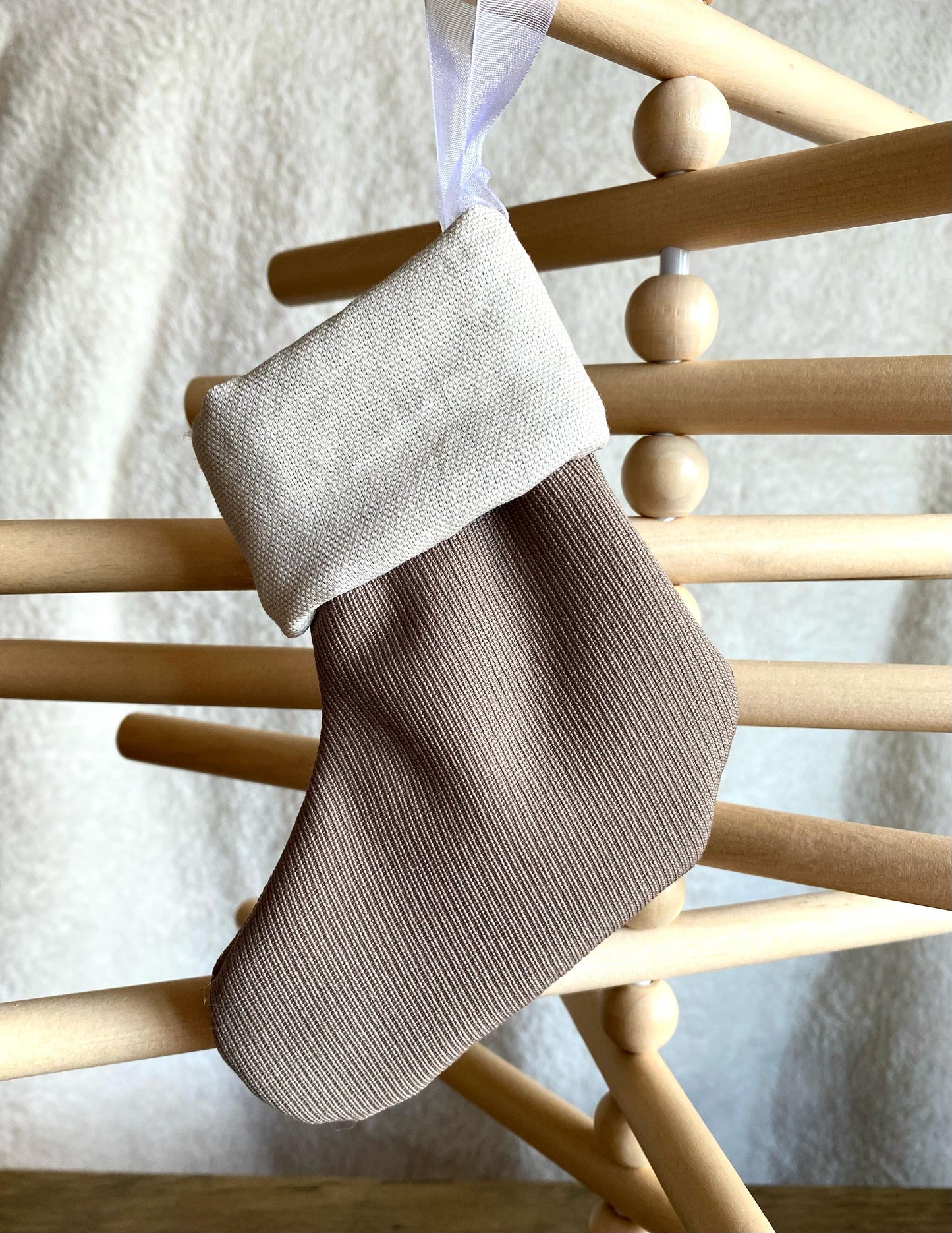 Mini Stocking - Taupe
