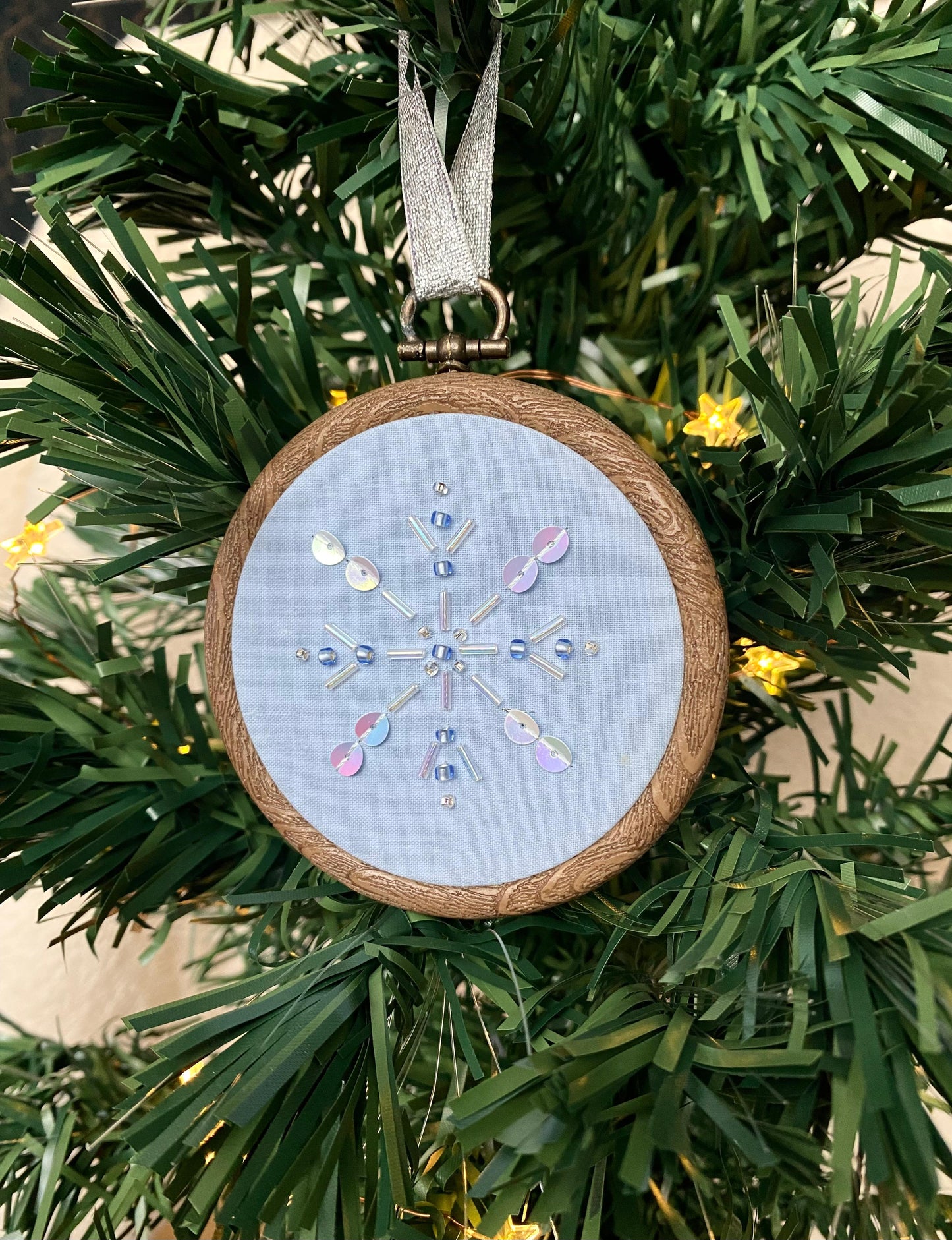 Snowflake Decoration - Light Blue