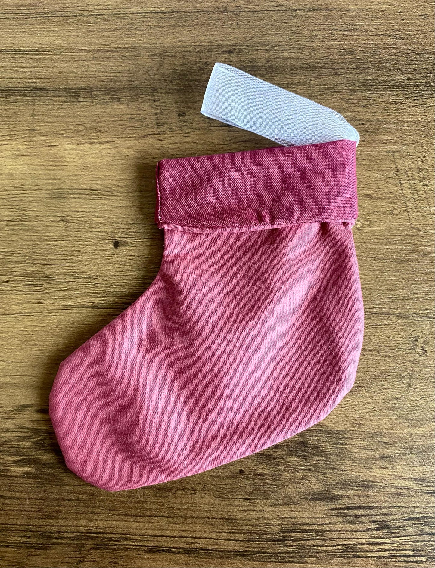 Mini Stocking - Rose Pink