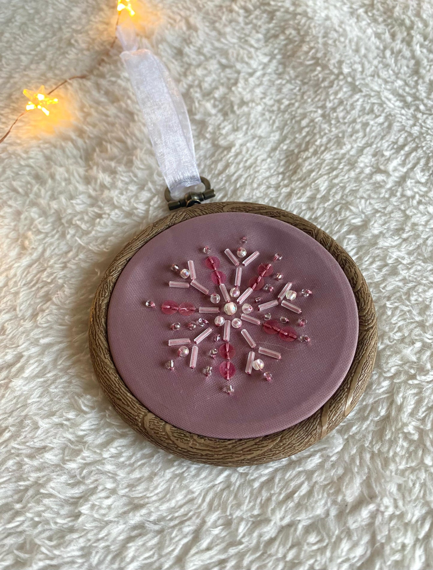 Snowflake Decoration - Pink
