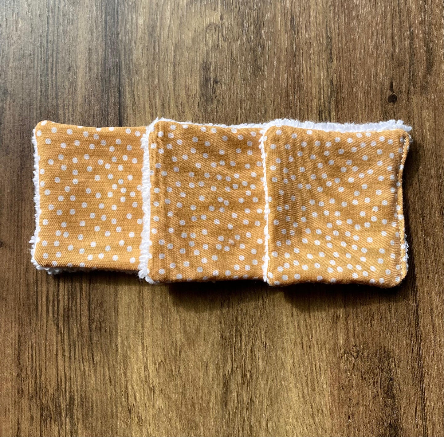 Mustard Spot - Up-Cycled Fabric Reusable Cleansing Pads - Pack of 3 or 6