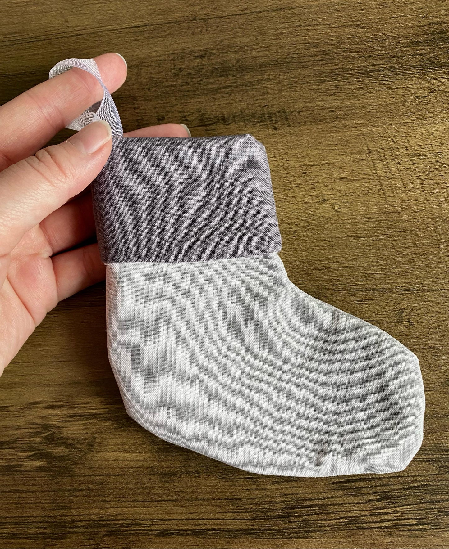 Mini Stocking - Grey