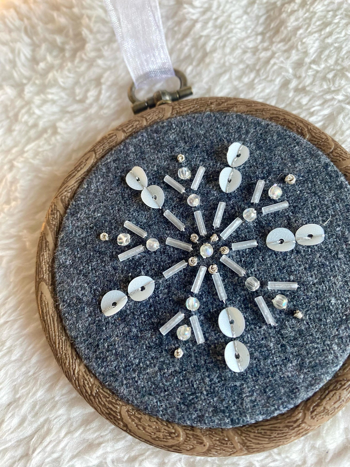 Snowflake Decoration - Dark Grey