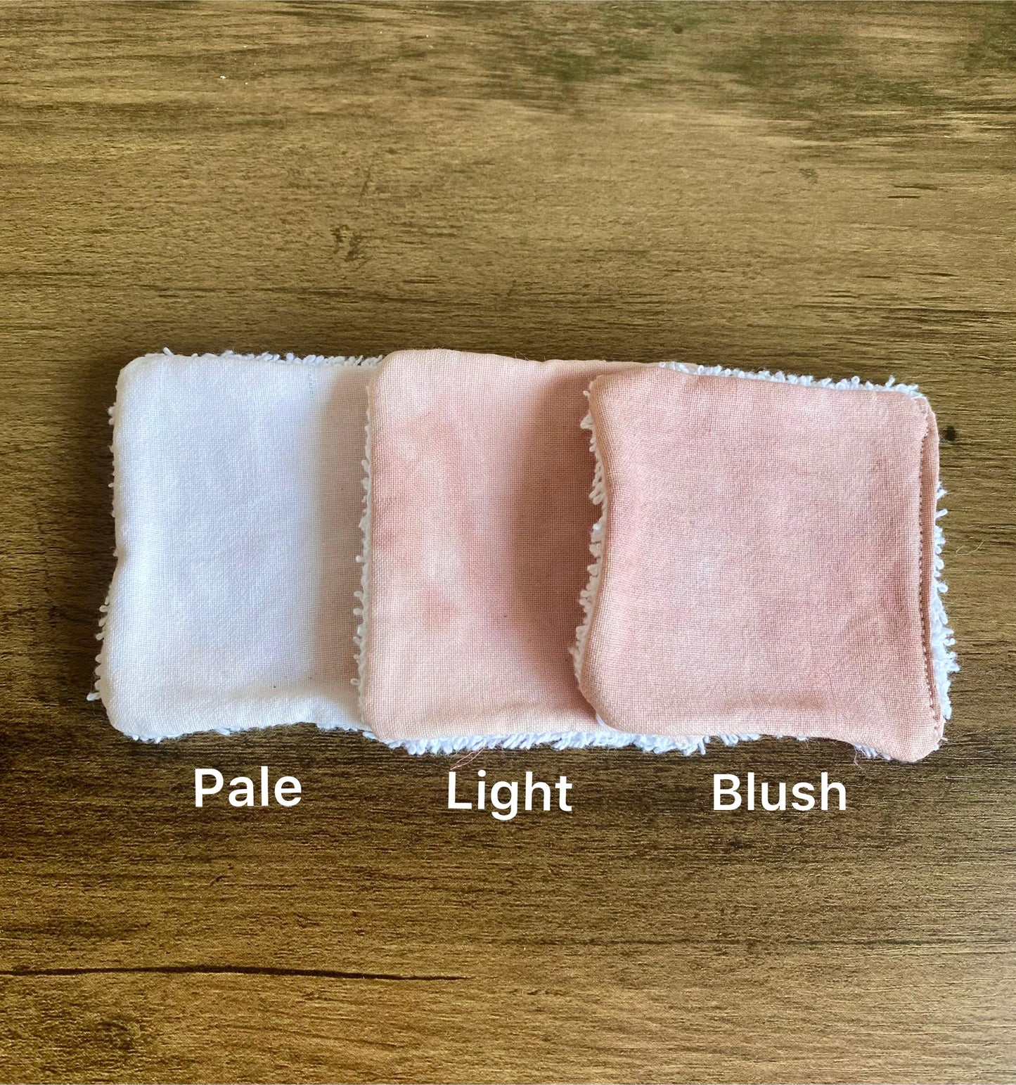Reusable Cleansing Pads Pack of 3 - Pale Pink