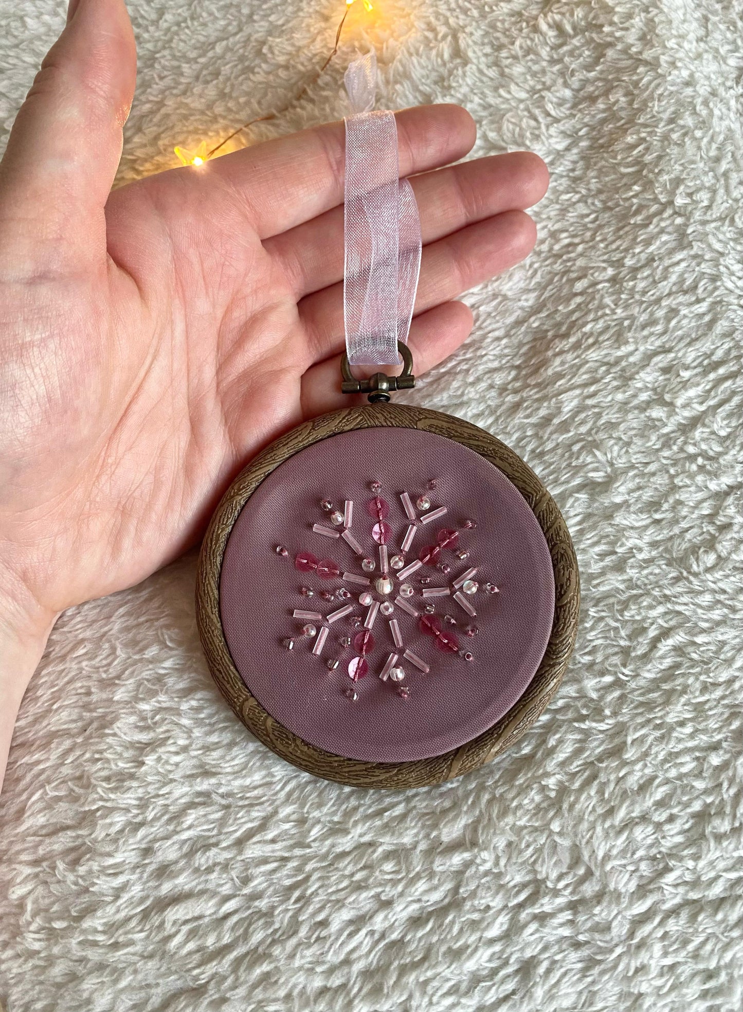 Snowflake Decoration - Pink