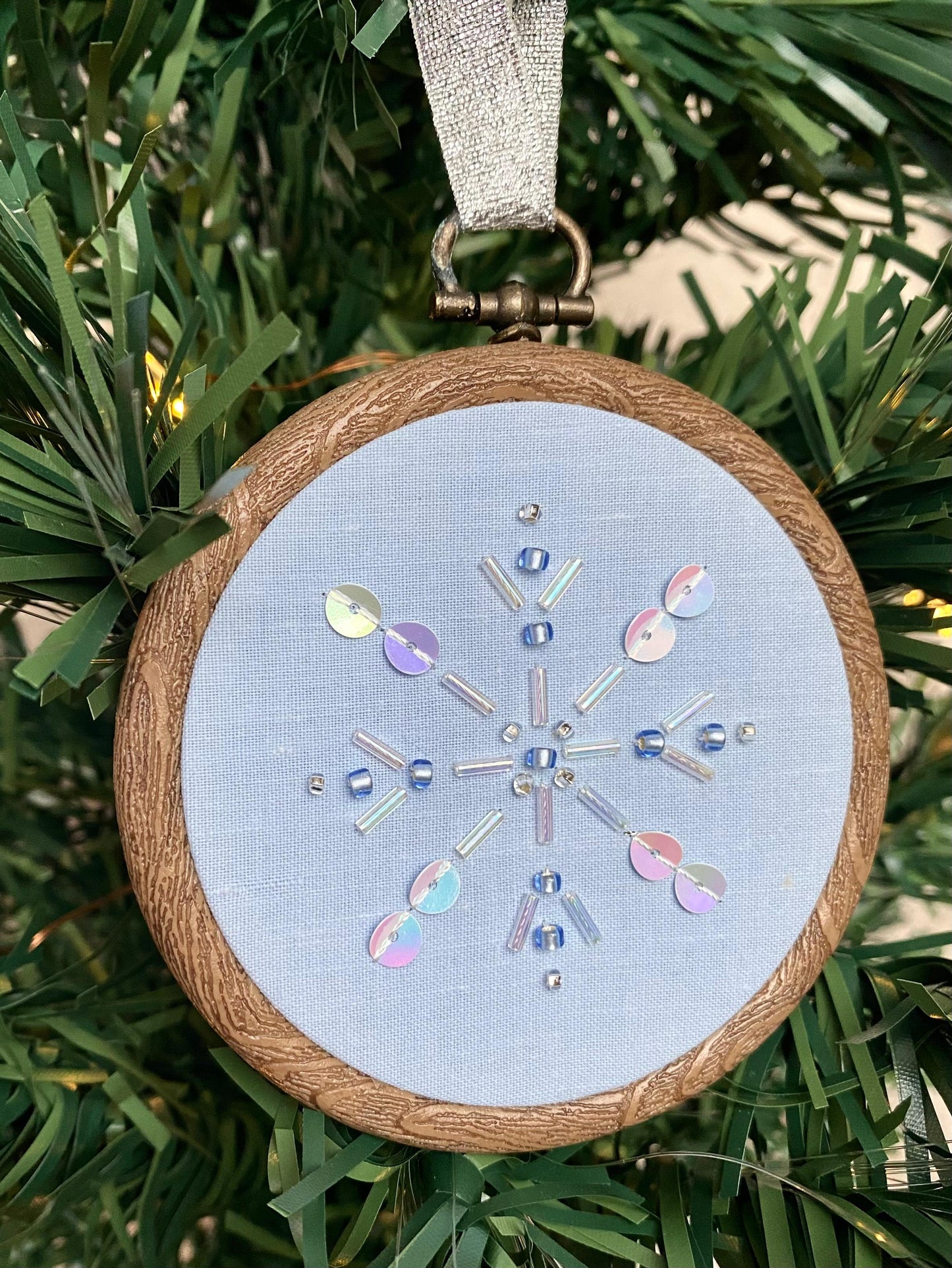 Snowflake Decoration - Light Blue