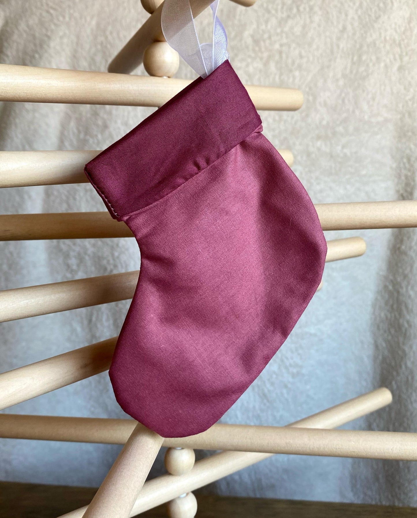 Mini Stocking - Rose Pink