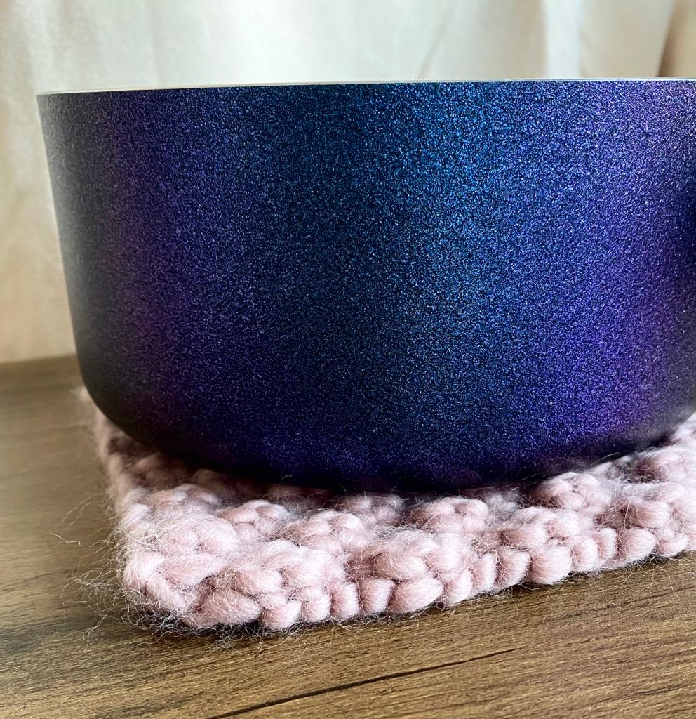 Knitted Hot Pan Holder - Pink