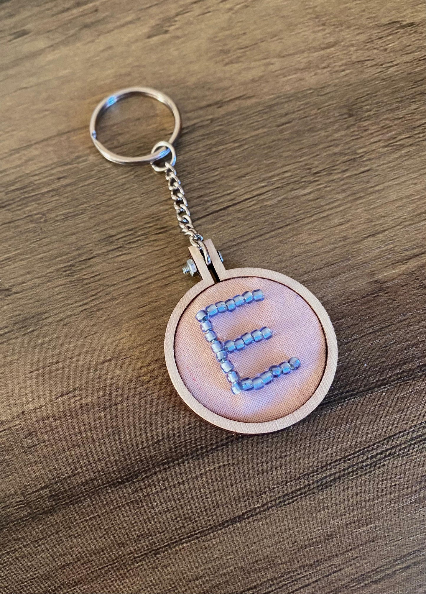 Hand Embroidered Keying - E