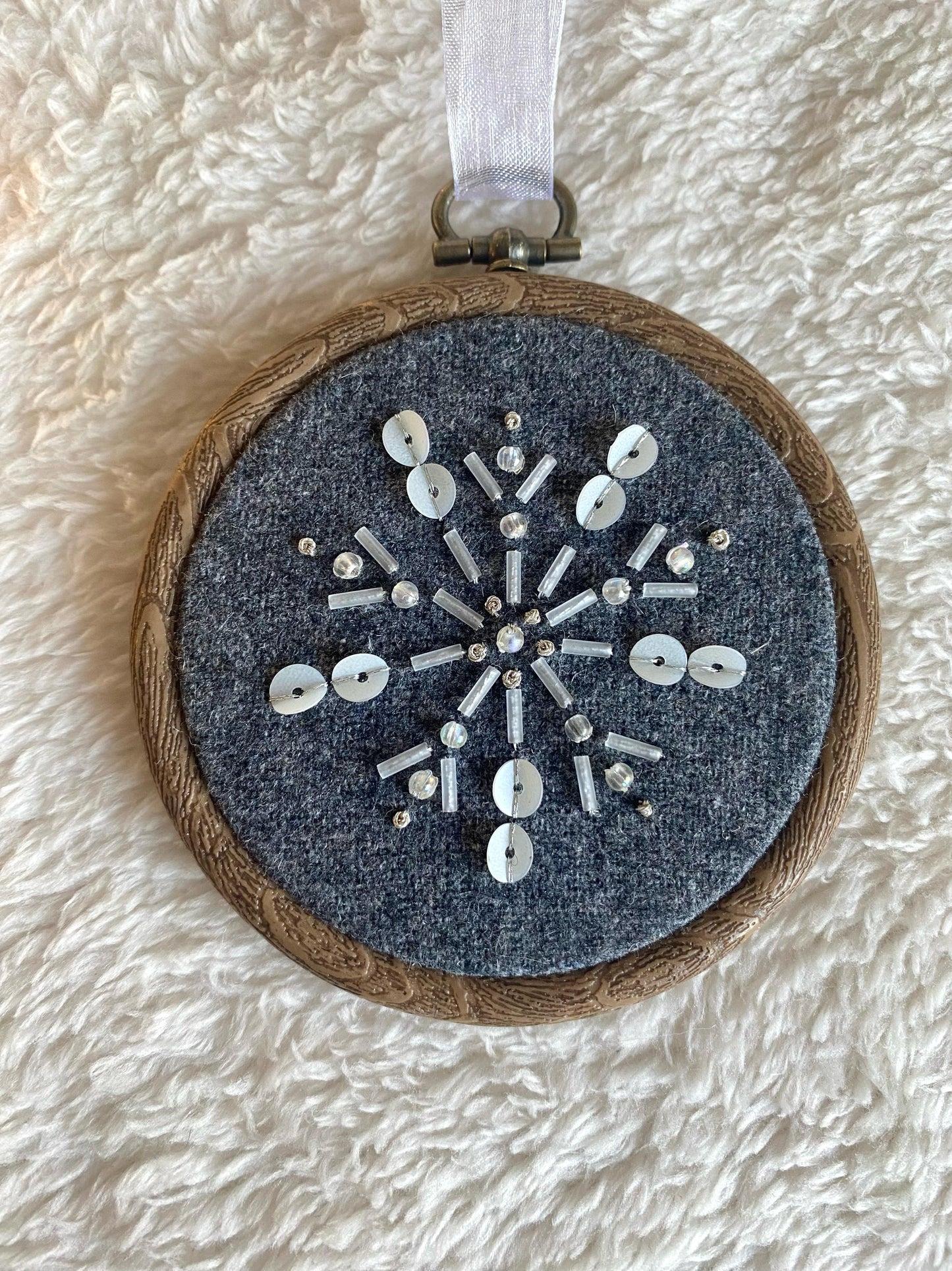 Snowflake Decoration - Dark Grey