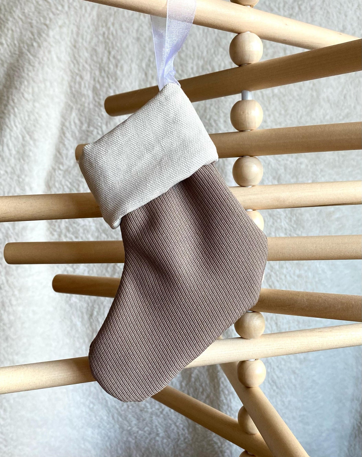 Mini Stocking - Taupe
