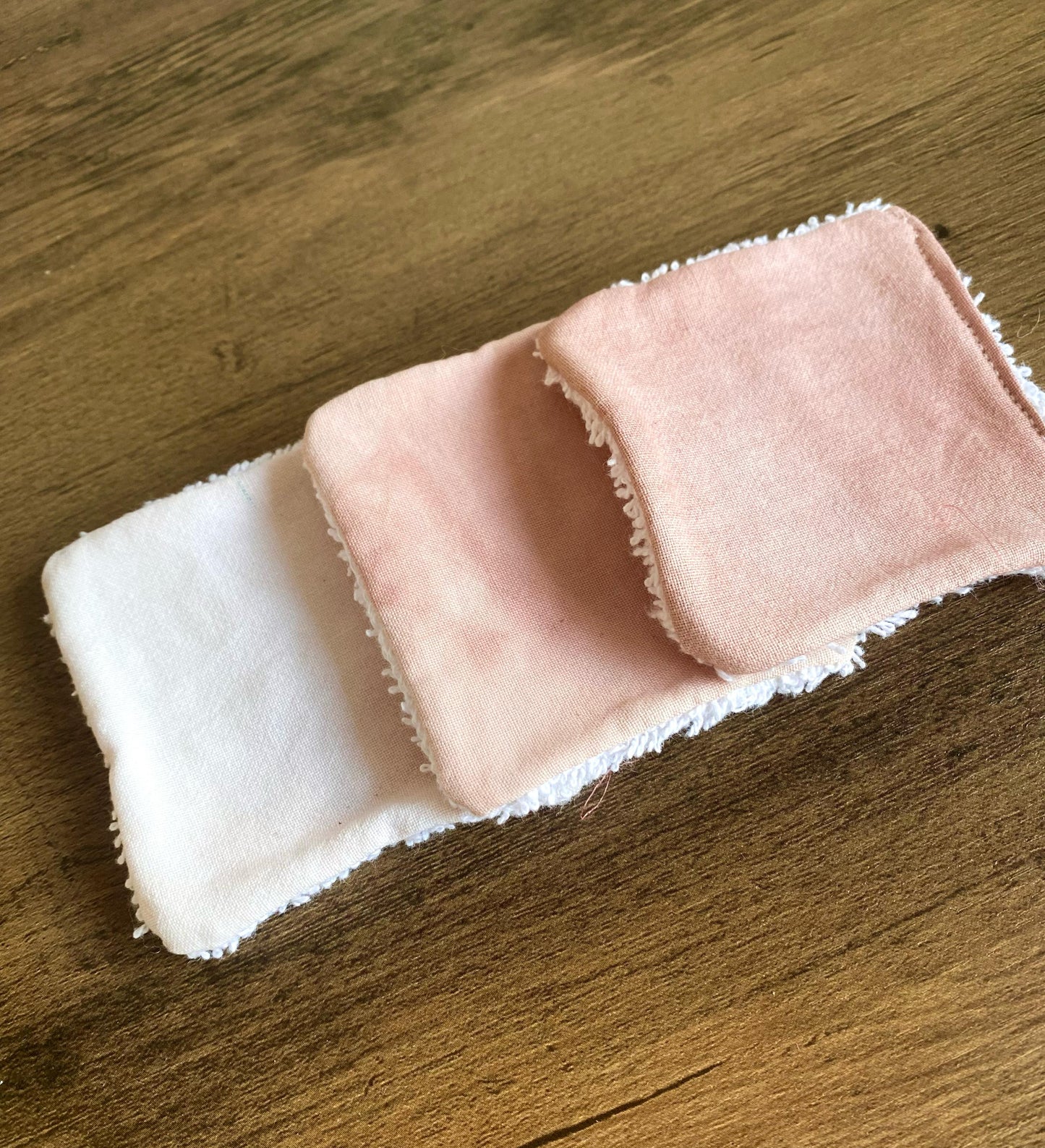 Reusable Cleansing Pads Pack of 3 - Pale Pink