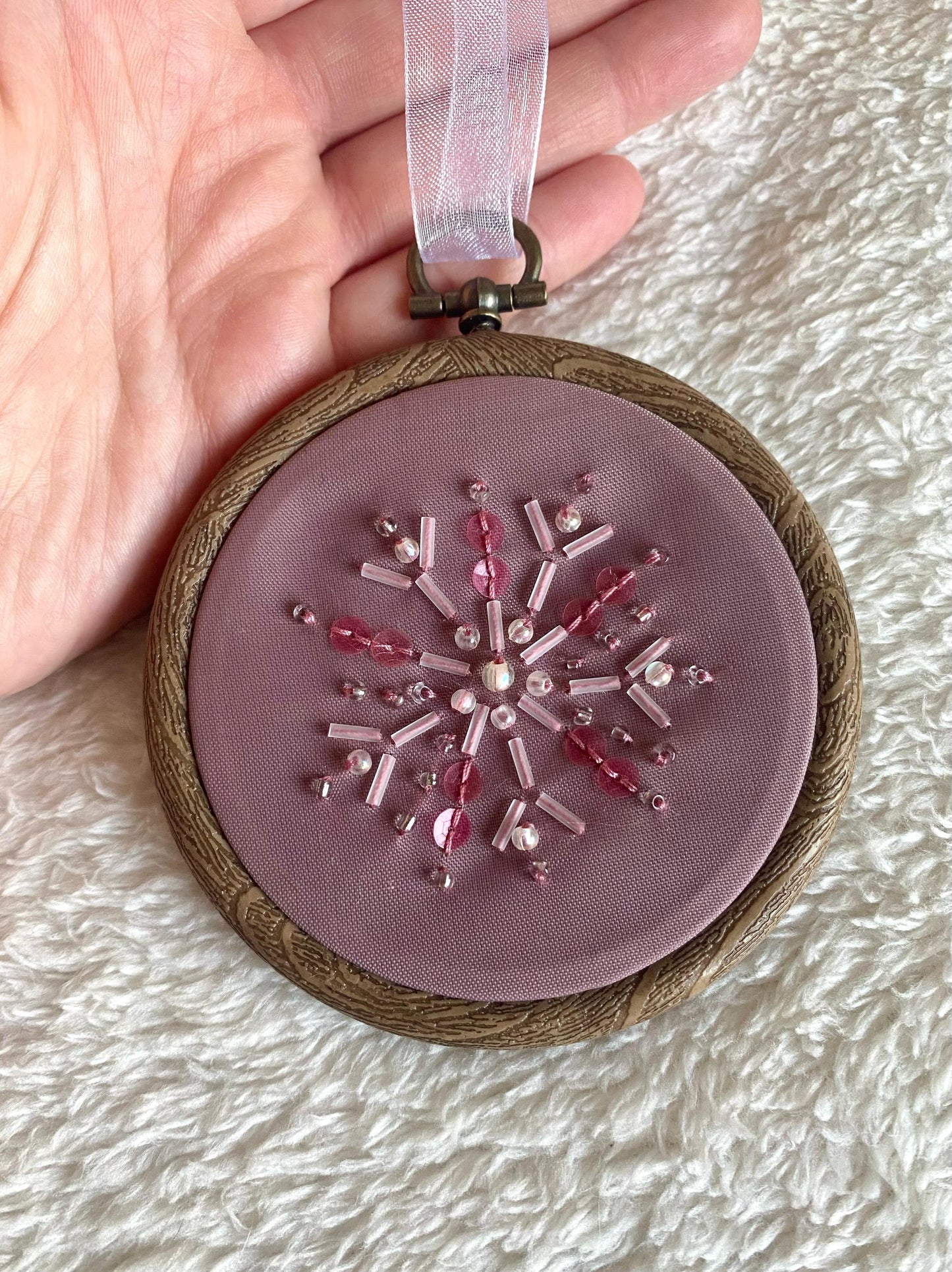 Snowflake Decoration - Pink