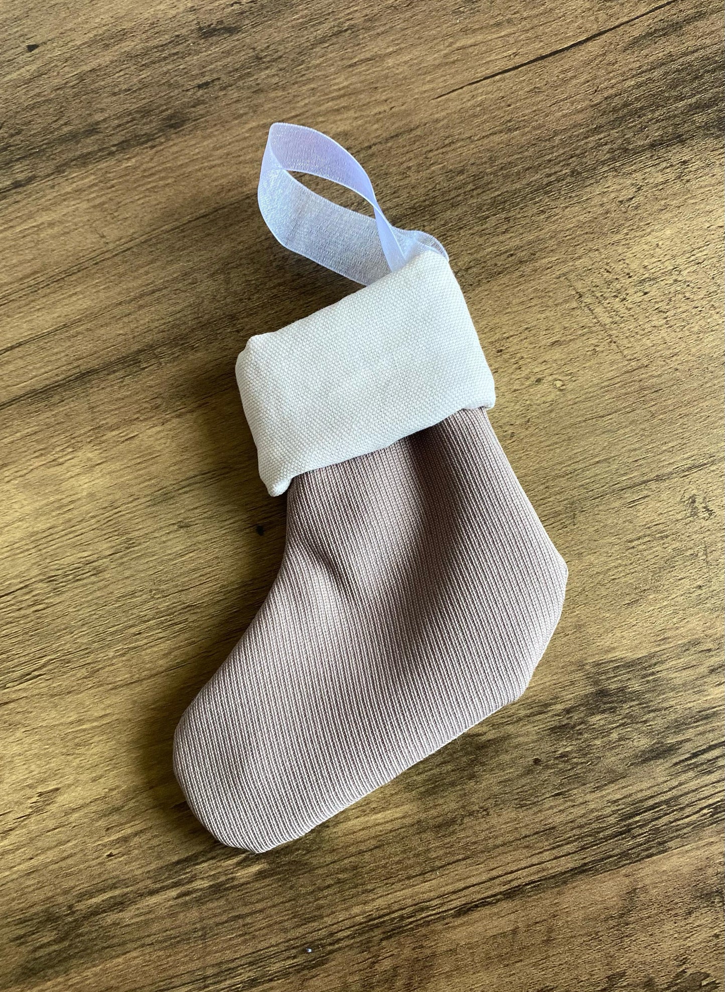 Mini Stocking - Taupe