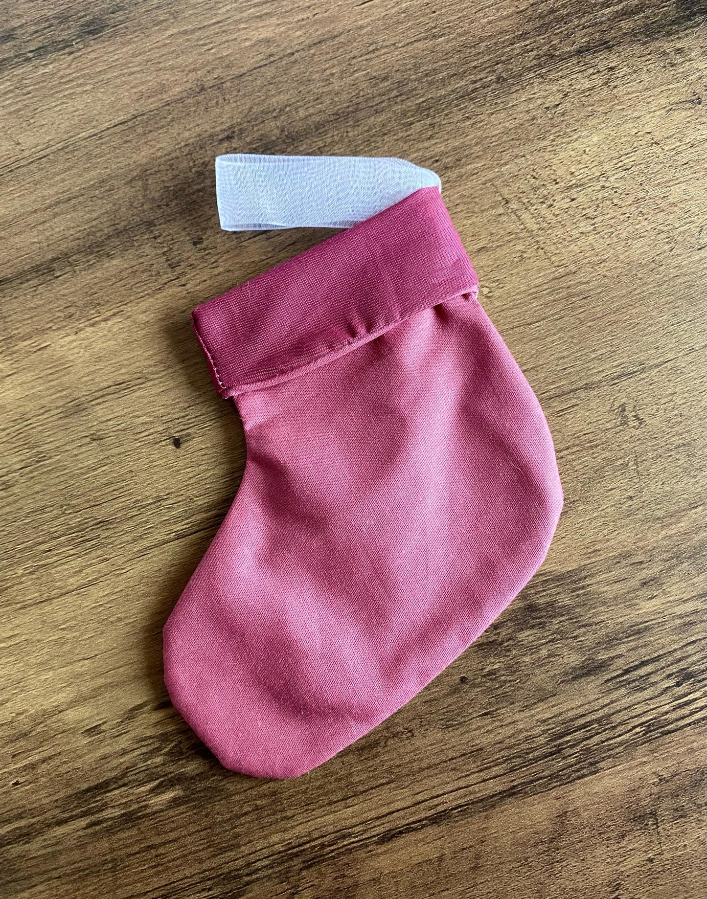 Mini Stocking - Rose Pink