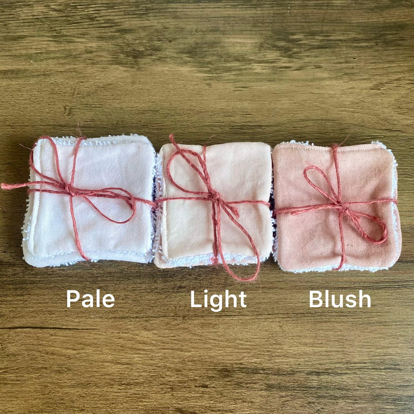Reusable Cleansing Pads Pack of 3 - Pale Pink