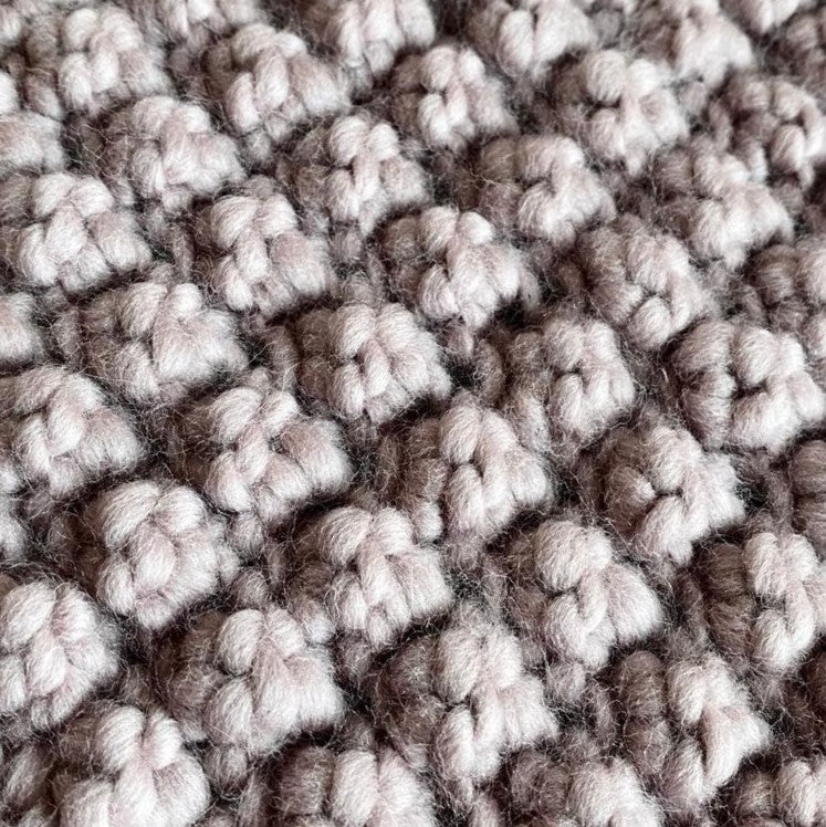 Knitted Hot Pan Holder - Pink
