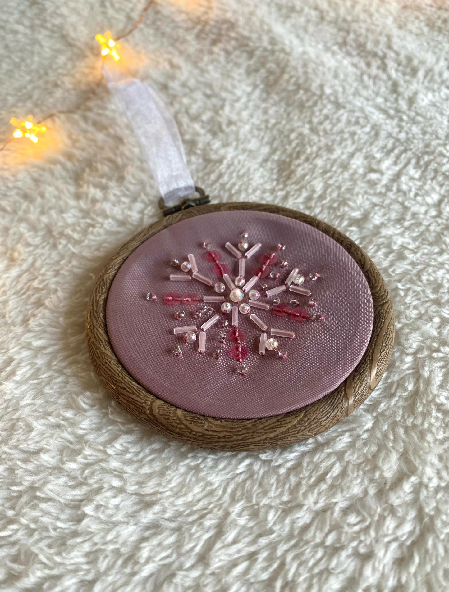 Snowflake Decoration - Pink