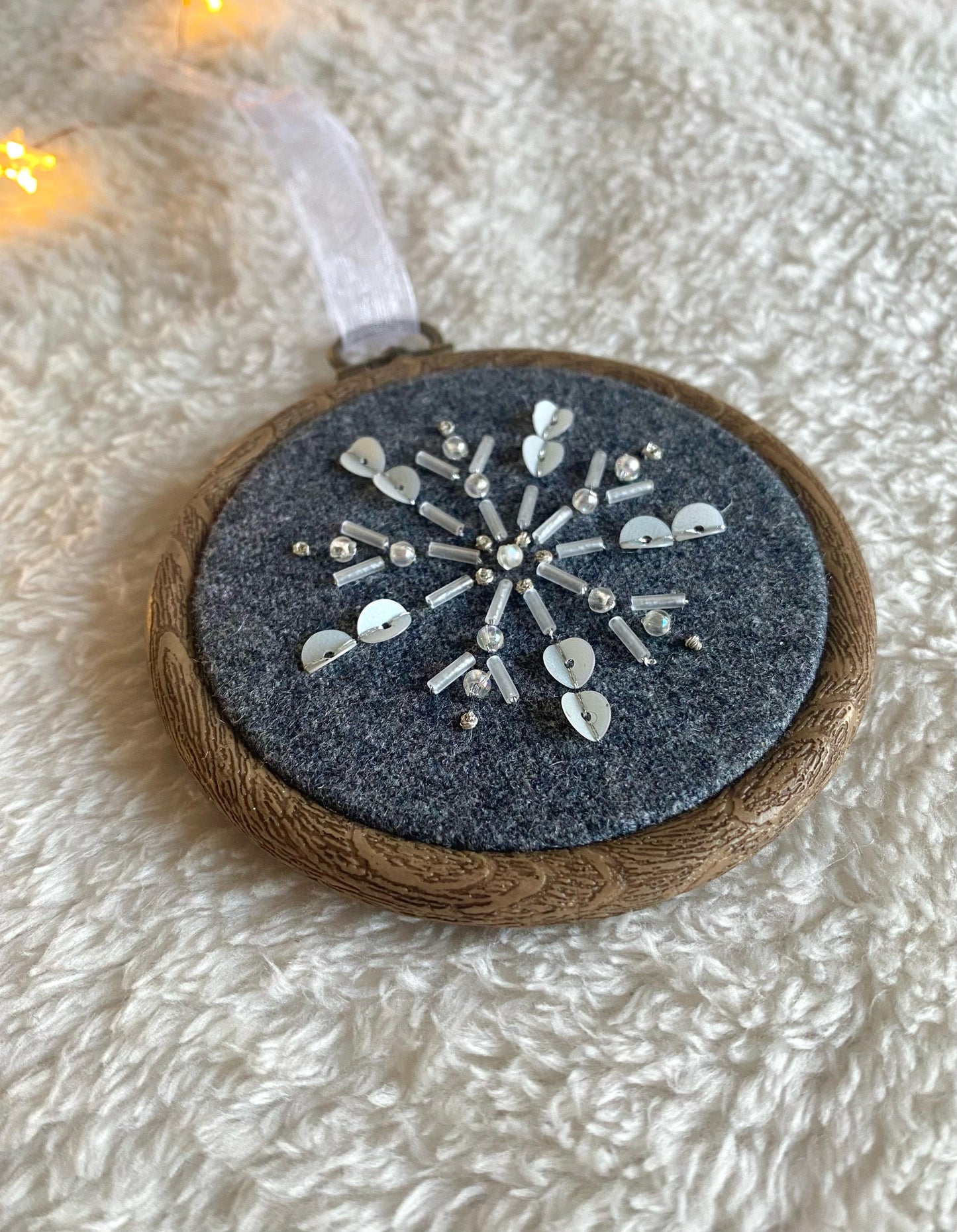 Snowflake Decoration - Dark Grey
