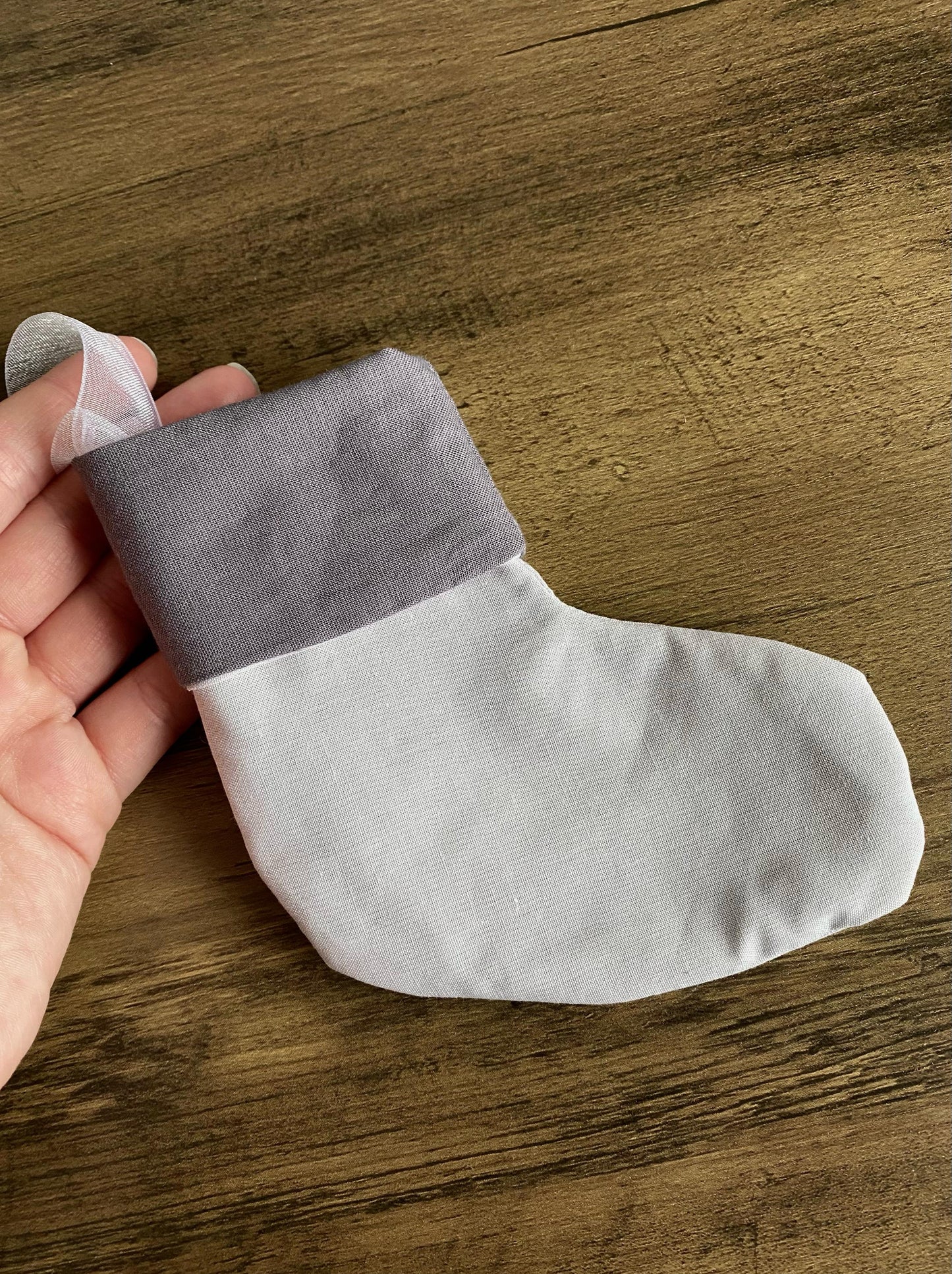Mini Stocking - Grey