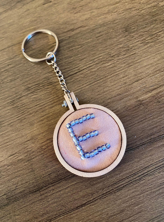 Hand Embroidered Keying - E