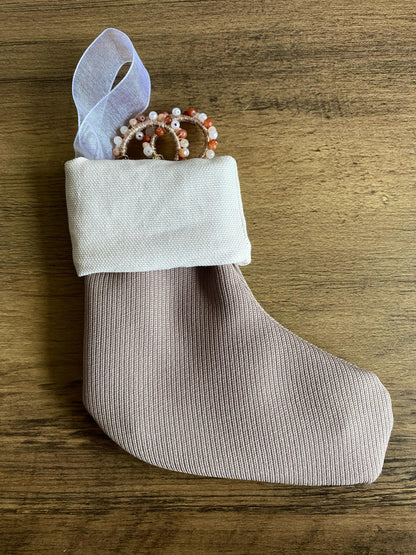Mini Stocking - Taupe