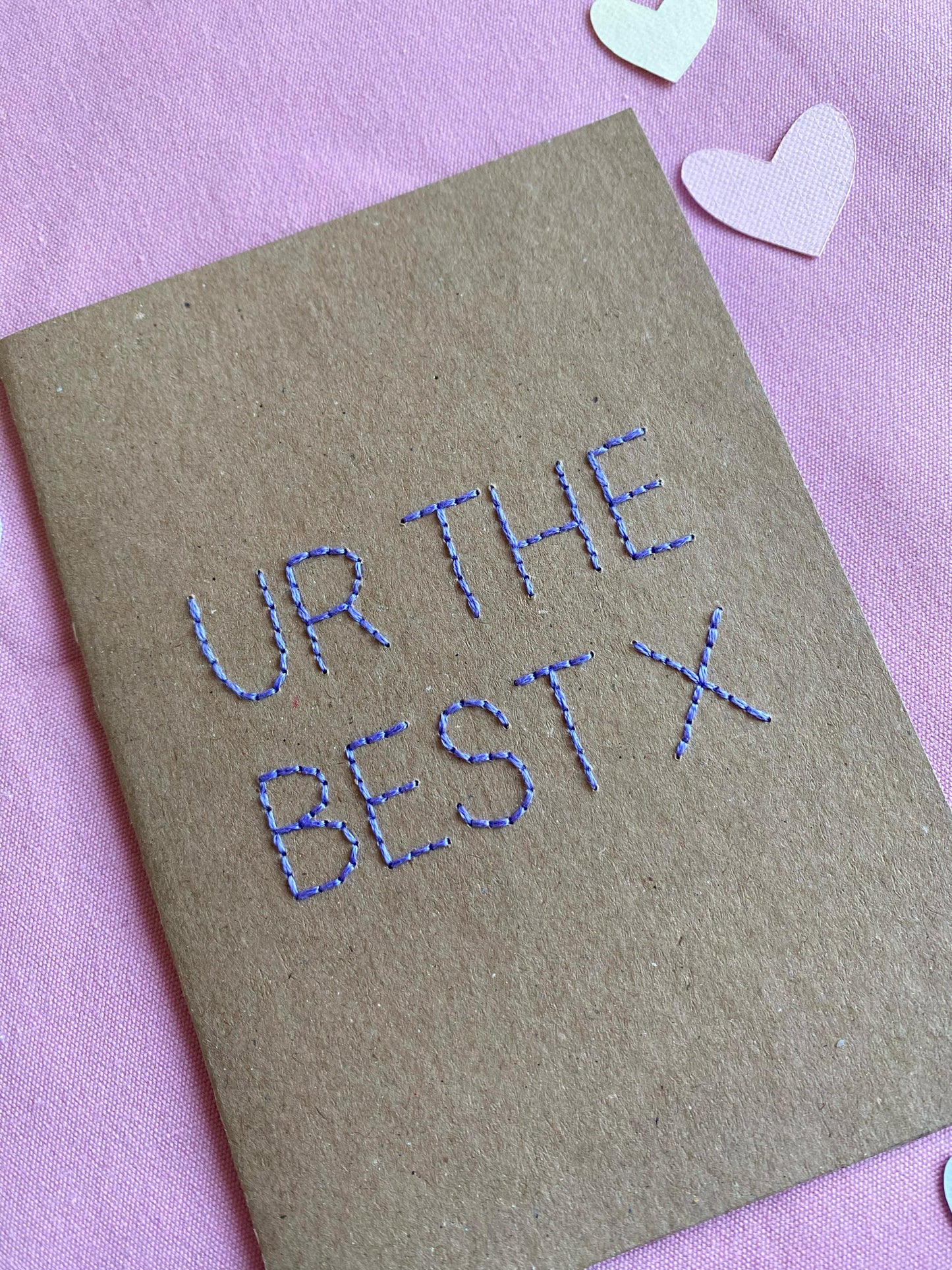 Custom Designed Hand Embroidered Card