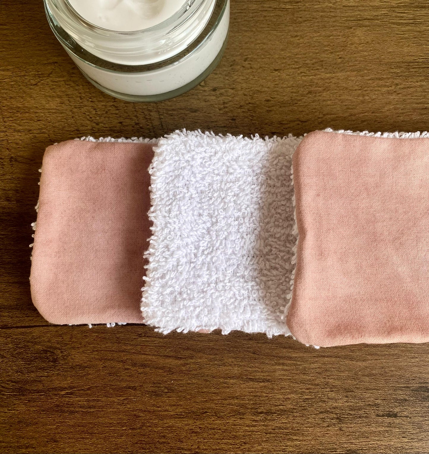 Reusable Cleansing Pads Pack of 3 - Blush Pink