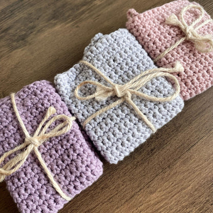 Hand Crocheted Dishcloth - Lilac