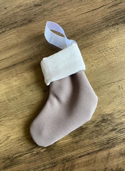 Mini Stocking - Taupe