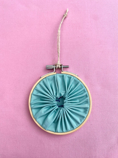 'The Best Is Yet To Come' Hand Embroidered Mini Wall Hanging